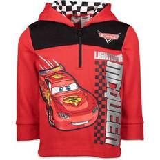 Disney Disney Pixar Cars Lightning McQueen Little Boys Half-Zip Hoodie Red