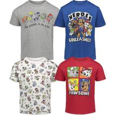 Silver T-shirts Children's Clothing Paw Patrol Chase Marshall Rubble Pack T-Shirts Toddler to Big Kid