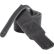 BOSS Straps BOSS 2.5" Black Premium Leather Guitar Strap