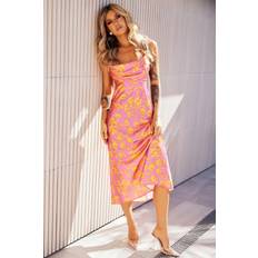 Bras Astrid & Miyu Come & Go Midi Dress Fuchsia