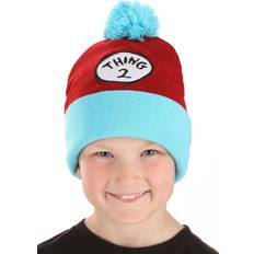 Fun Costumes Dr Seuss Pom Beanie - Red/Blue