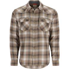 Simms Herr Kläder Simms Santee Flannel Bayleaf/Sunglow Pane Ombre