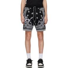 Amiri Bekleidung Amiri Black Bandana Shorts BLACK