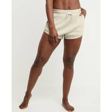 Natural - Women Shorts Hanes Originals Women's Waffle Lounge Shorts, 2.5" Natural