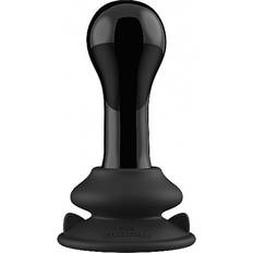 Glas Vibratorer Sexlegetøj Chrystalino Shots Analvibrator-CHR039BLK Black Einheitsgröße