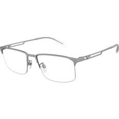 Briller & Læsebriller Emporio Armani Pillow Eyeglasses, EA1143 Matte Silver-Tone Matte Silver-Tone