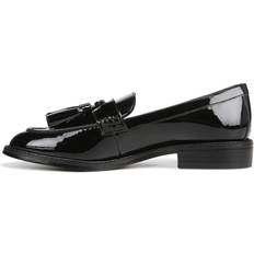 Franco Sarto Carolynn Slip On Tassel Loafers - Black Patent