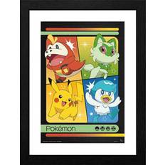 Scarlet Violet Starters Framed Print 30.5 x 40.6 cm
