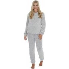 Dame - Grå Jumpsuits & Overaller Sherpa Fleece Pyjama Set Grey