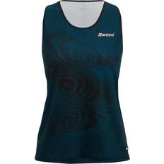 Santini Tøj Santini Vortex Top Rad Singlet - Farve Blå