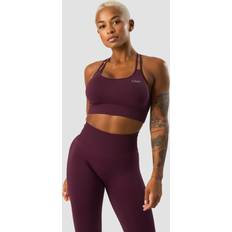 Røde BH-er ICANIWILL Define Seamless Sports Bra Maroon