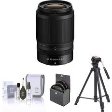 Nikon Z DX 50-250mm f/4.5-6.3 VR Lens w/Takama Video Tripod Kit