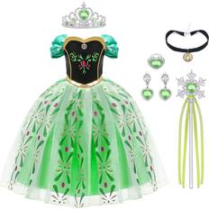 Girls Anna Princess Costume