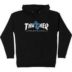 Bekleidung Santa Cruz x Thrasher Screaming Logo Pullover Hoodie Black