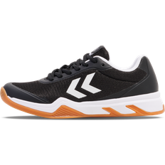 Laced - Unisex Handball Shoes Hummel Court Classic Indoor Court Shoes Orange 1/2