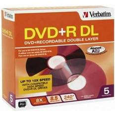 Optical Storage Verbatim 8x DVD R Double Layer Media 8.5GB 120mm Standard
