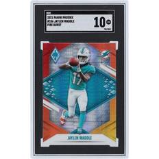 Sports Fan Apparel Panini America Jaylen Waddle Miami Dolphins 2021 Phoenix Fire Burst #106 SGC Authenticated Rookie Card