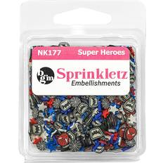 Buttons Buttons Galore Sprinkletz Embellishments 12g-Super Heroes