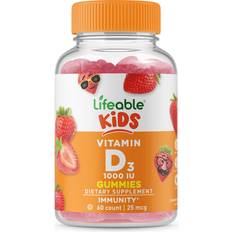 Lifeable Life able Vitamin D for Kids Iu Tasting 60 pcs