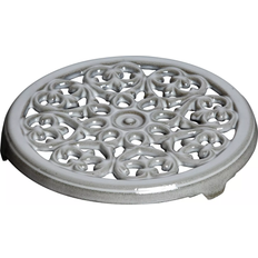 Gray Trivets Staub Cast Iron Round Lilly Trivet