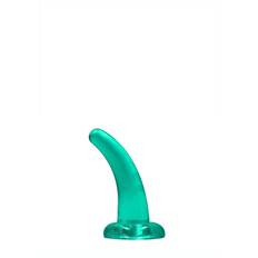 Groen Dildos RealRock Niet Realistische Dildo voor G-spot met zuignap Turquoise