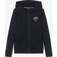 Tommy Hilfiger Th Logo Full Zip Hoodie Desert Sky-12 år