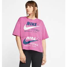 Pink T-shirts Nike Nsw Short-Sleev Manga Corta - Pink