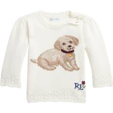 Polo Ralph Lauren Stickad Tröja Gräddvit months