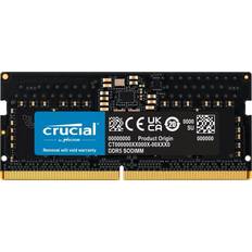 4800 MHz - SO-DIMM DDR5 RAM minnen Crucial DDR5 Modul 16 GB SO DIMM 262-PIN 4800 MHz