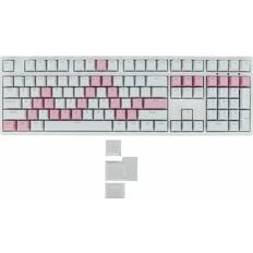 Keyboards Greenzech Pink & 111 Keys Color Matching Keycap Set OEM Profile Translucent Keycaps for Mechanical Keyboards