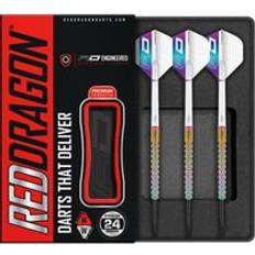 Red Dragon Javelin Spectron 24 Gram Premium Tungsten Darts Set With Flights & Stems