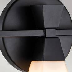 Wood Wall Lights Elstead Lighting Bowtie Bathroom Matt Black 3-Bulb Wall light