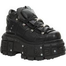 New Rock Unisex Metalen Laarzen - Zwart