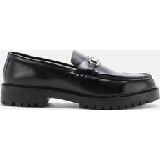 Black - Men Loafers Walk London Men's Sean Leather Trim Loafers Black