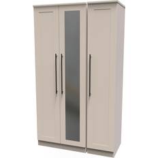 Yellow Clothing Storage Welcome Furniture Beverley Ready Assembled Tall Triple Wardrobe