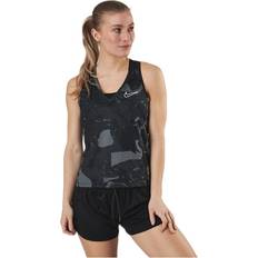 M Singleter Nike Court Victory Tank White/Black, Female, Tøj, Tops, Tennis, Sort