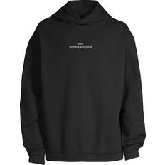 Maison Margiela Hoodie aus Baumwolle Schwarz