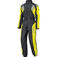 Cheap Motorcycle Suits Held Flood Rain Suit - Black/Neon-Yellow/Grey