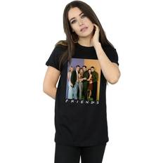 Friends Group Shot Cotton T-Shirt Black