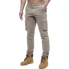 Clothing Enzo Mens Cargo Straight Fit Jeans