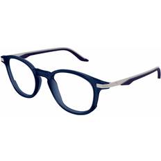 Puma PU0412O 003 Square Glasses Male Blue