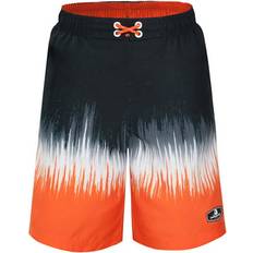 Orange Swim Shorts Children's Clothing Rokka&Rolla Boys Stretch Swim Trunks with Mesh Lining UPF Sizes 4-18