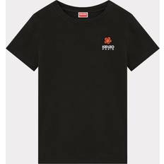 Kenzo Women T-shirts Kenzo Crest Logo Cotton-Jersey T-Shirt Black