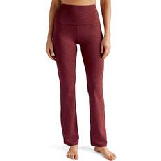 Red - Yoga Pants Beyond Yoga Heather Rib High-Waisted Practice Pants Purple