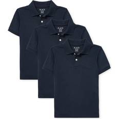 The Children's Place Boy's Uniform Soft Jersey Polo 3-pack - Nautico