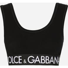 Dolce & Gabbana Bras Dolce & Gabbana Black Jacquard Bra IT