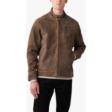 RODD & GUNN Suede Goatskin Leather Jacket, Seal