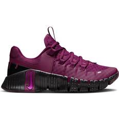 Nike Purple Gym & Training Shoes Nike Free Metcon 5 W - Bordeaux/Black/Volt/Vivid Purple