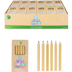 Henbrandt Eco-Friendly Mini Colouring Pencils 6pcs