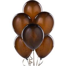 Brown Balloons Shatchi Latex Balloons Dark Brown 12 Inches For All Occasions 25Pcs